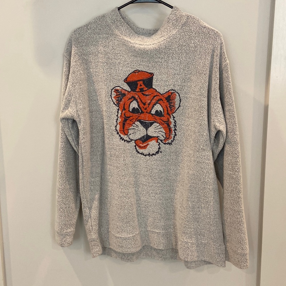 cozy auburn crew neck